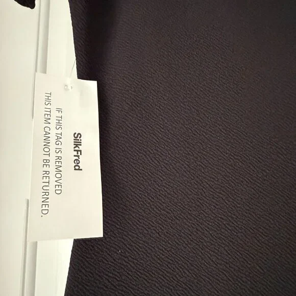 NWT SilkFred-Exclusive Bardot Off Shoulder Dress-Black UK 12, USA 8 - Picture 9 of 10